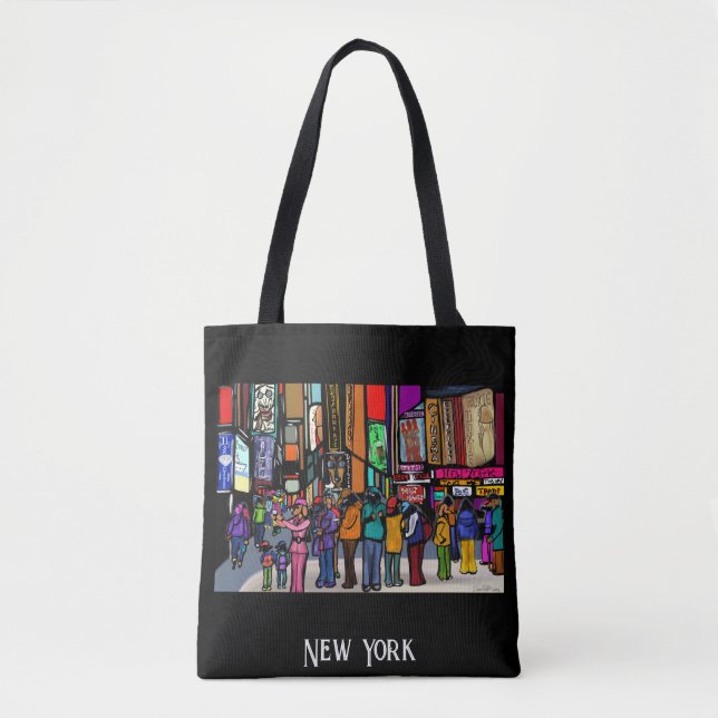 Bolso De Tela Ciudad de Doxie - NUEVA YORK (Anverso)