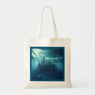 Bolso De Tela Ciudad de la fantasía de Atlantis (2)