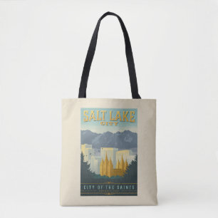 Bolso De Tela Ciudad de los Santos Salt Lake City, Utah