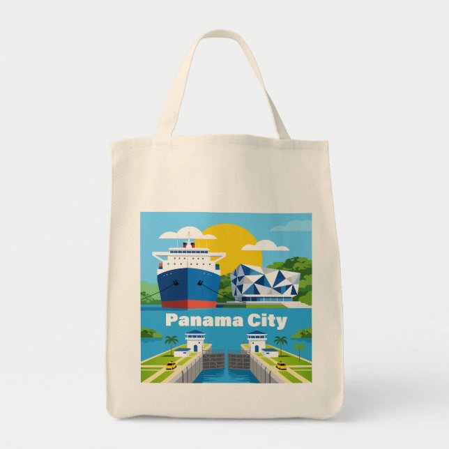 Bolso De Tela Ciudad de Panamá Panamá (Frente)