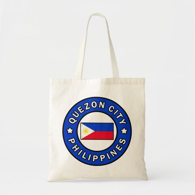 Bolso De Tela Ciudad de Quezon Filipinas (Frente)