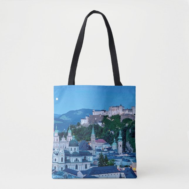 Bolso De Tela Ciudad de Salzburg, Austria (Anverso)