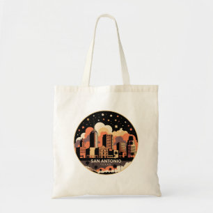 Bolso De Tela Ciudad de San Antonio Texas Estados Unidos Minimal