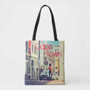 Bolso De Tela Ciudad del Cabo, Sudáfrica Street View Cityscape