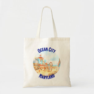 Bolso De Tela Ciudad del Océano, Maryland