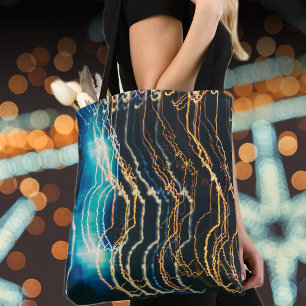 Bolso De Tela Ciudad nocturna
