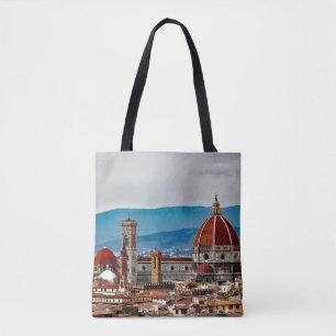 Bolso De Tela Ciudad vieja de Florencia, horizonte de Italia