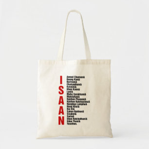 Bolso De Tela Ciudades de Isaán, Tailandia