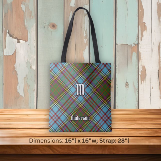 Bolso De Tela Clan Anderson Tartan Tote Bag (Subido por el creador)