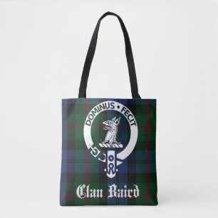 Bolso De Tela Clan Baird Tartan Escudo Tote Bag