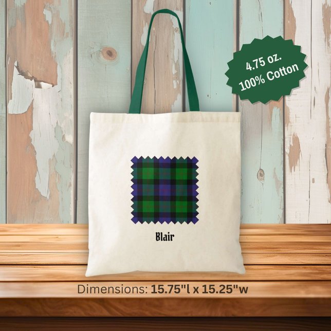 Bolso De Tela Clan Blair Tartan Tote Bag (Subido por el creador)