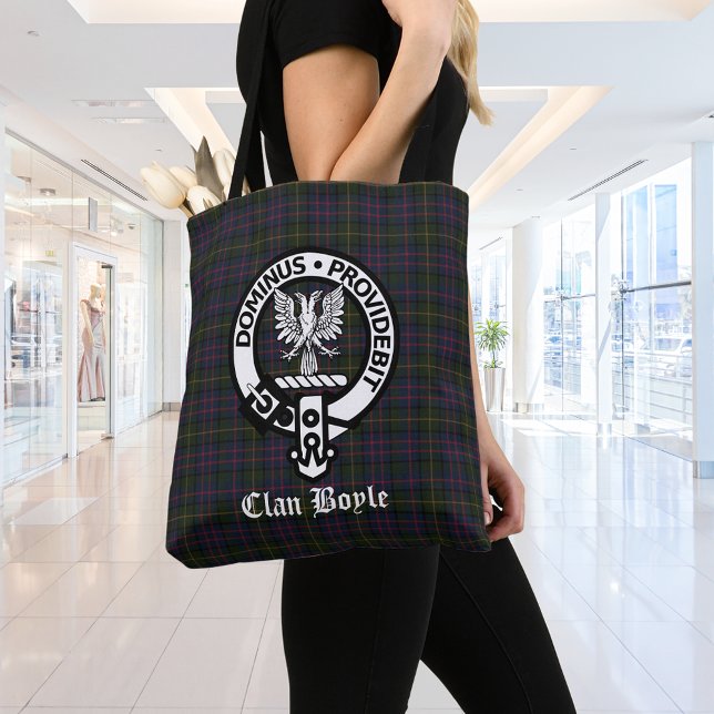 Bolso De Tela Clan Boyle Escudo Badge & Tartan (Subido por el creador)