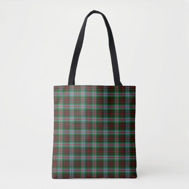 Bolso De Tela Clan Brodie Tartan Plaid (Anverso)