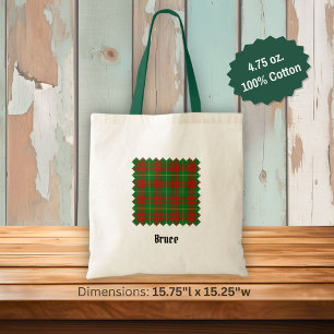 Bolso De Tela Clan Bruce Hunting Tartan