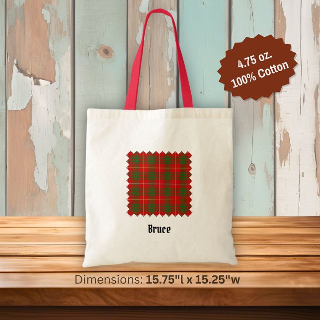 Bolso De Tela Clan Bruce Tartan (Subido por el creador)