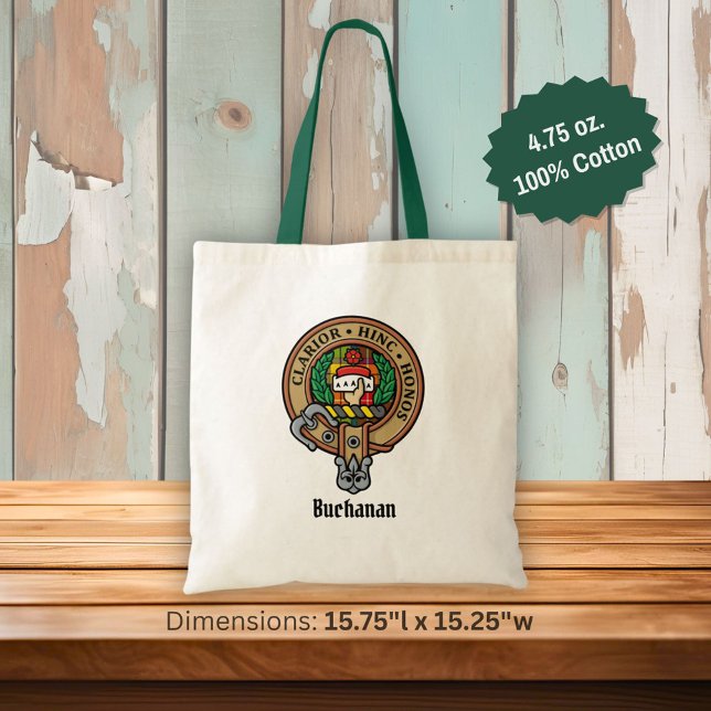 Bolso De Tela Clan Buchanan Escudo por Tartán (Subido por el creador)