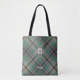 Bolso De Tela Clan Craig Tartan Tote Bag