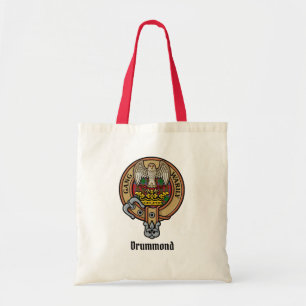 Bolso De Tela Clan Drummond Escudo sobre Tartán