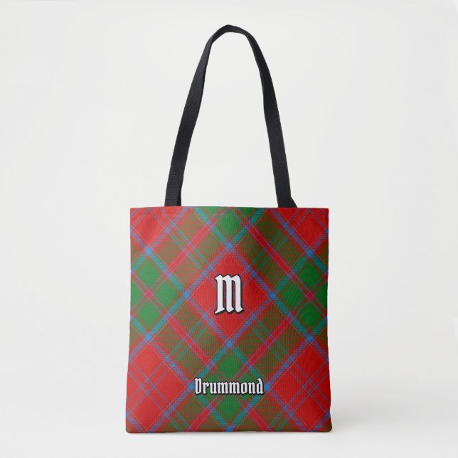 Bolso De Tela Clan Drummond Tartan (Anverso)