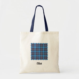 Bolso De Tela Clan Elliot Ancient Tartan Tote Bag