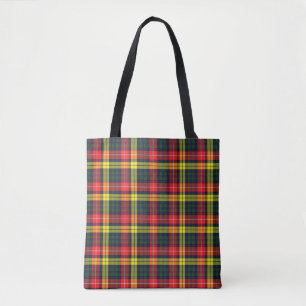Bolso De Tela Clan escocés Buchanan Tartán moderno