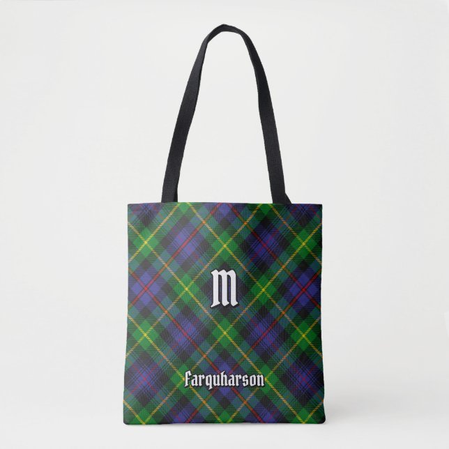 Bolso De Tela Clan Farquharson Tartan Tote Bag (Anverso)