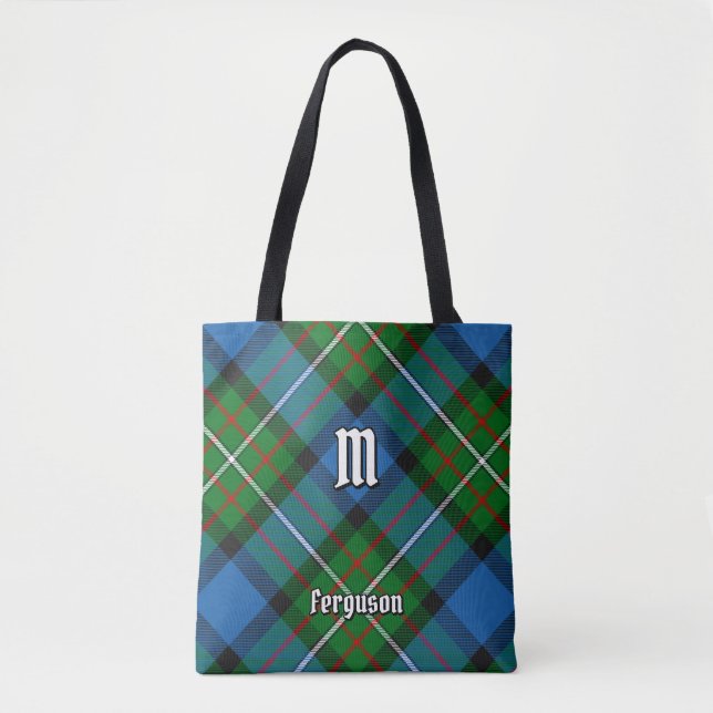 Bolso De Tela Clan Ferguson Tartan Tote Bag (Anverso)