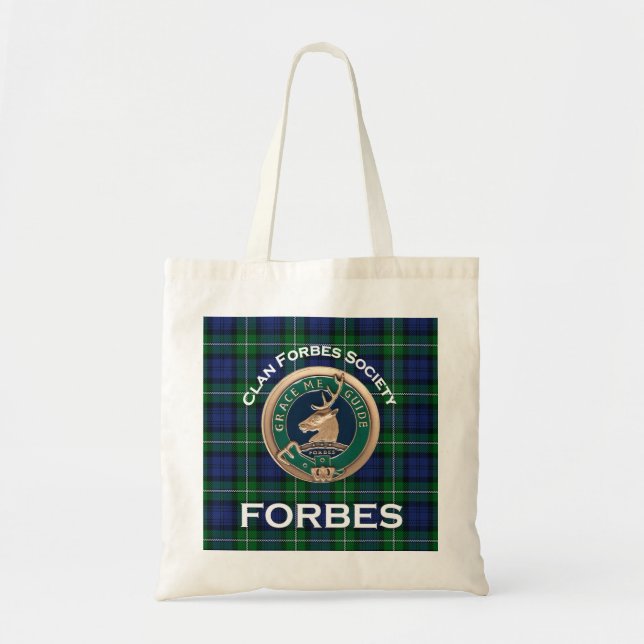 Bolso De Tela Clan Forbes Society Tote Bag (Frente)