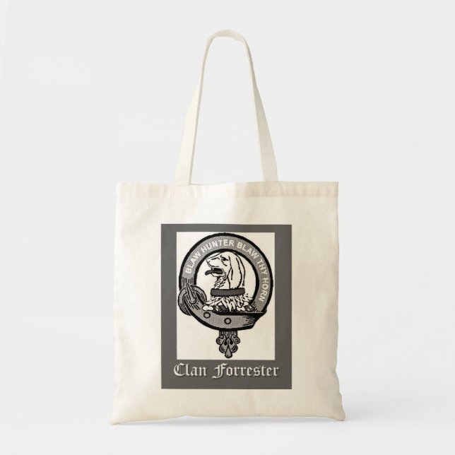 Bolso De Tela Clan Forrester Escudo (Frente)