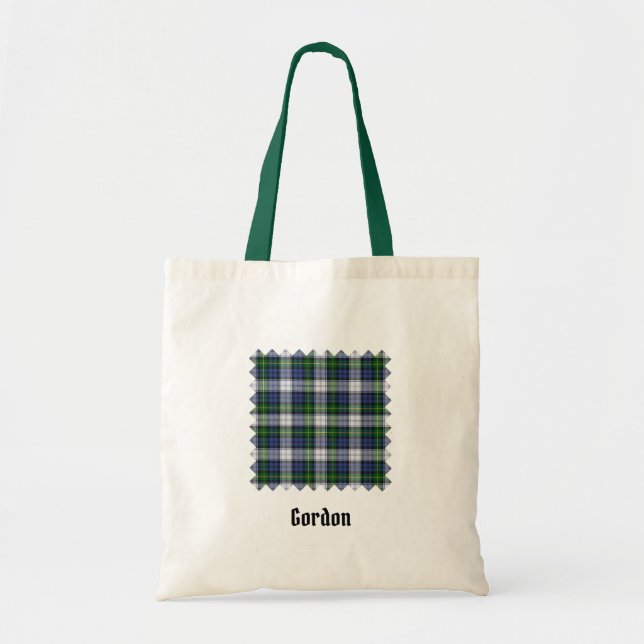 Bolso De Tela Clan Gordon Vestido Tartan Tote Bag (Frente)