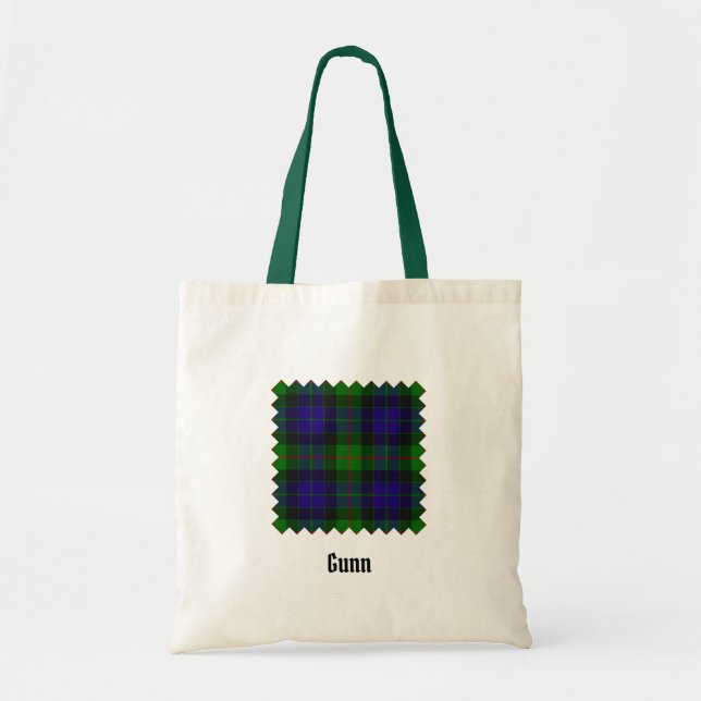 Bolso De Tela Clan Gunn Tartan Tote Bag (Frente)