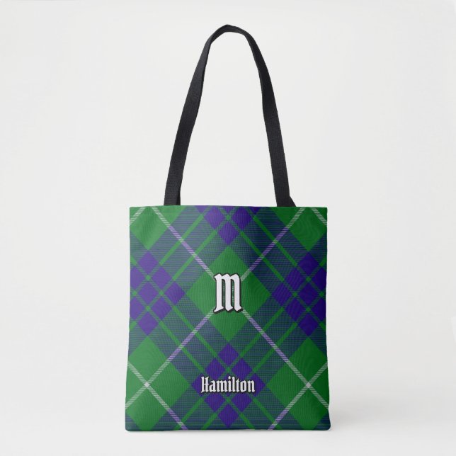 Bolso De Tela Clan Hamilton Hunting Tartan Tote Bag (Anverso)
