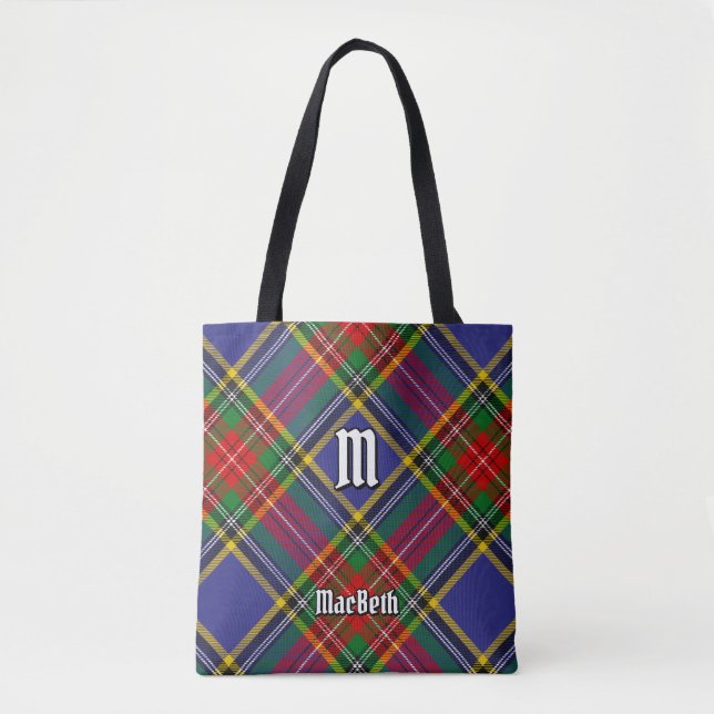 Bolso De Tela Clan MacBeth Tartan Tote Bag (Anverso)