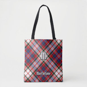 Bolso De Tela Clan MacFarlane Vestir Tartán
