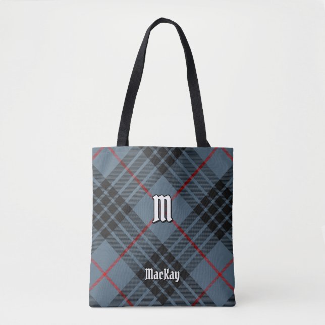 Bolso De Tela Clan MacKay Blue Tartan (Anverso)