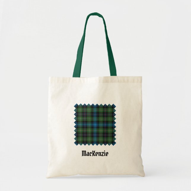 Bolso De Tela Clan MacKenzie Tartan (Frente)