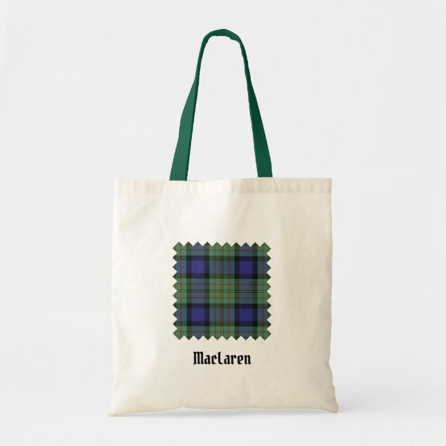 Bolso De Tela Clan MacLaren Tartan (Frente)