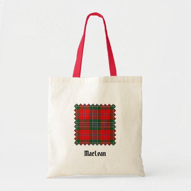 Bolso De Tela Clan MacLean Tartan (Frente)