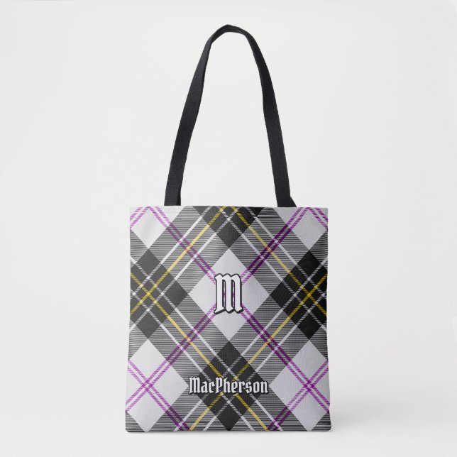 Bolso De Tela Clan MacPherson Vestido Tartan Tote Bag (Anverso)