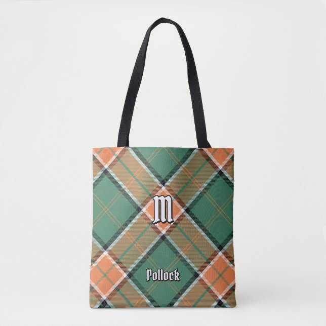 Bolso De Tela Clan Pollock Tartan Tote Bag (Anverso)