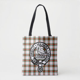 Bolso De Tela Clan Stewart Tartan Escudo Tote Bag