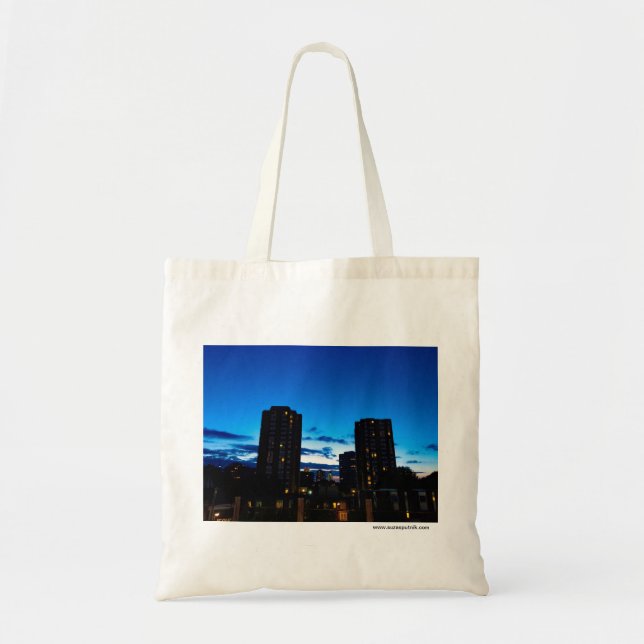Bolso De Tela Clapham Junction Tower Blocks, Londres (Frente)