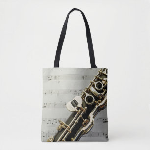 Bolso De Tela Clarinet de cerca
