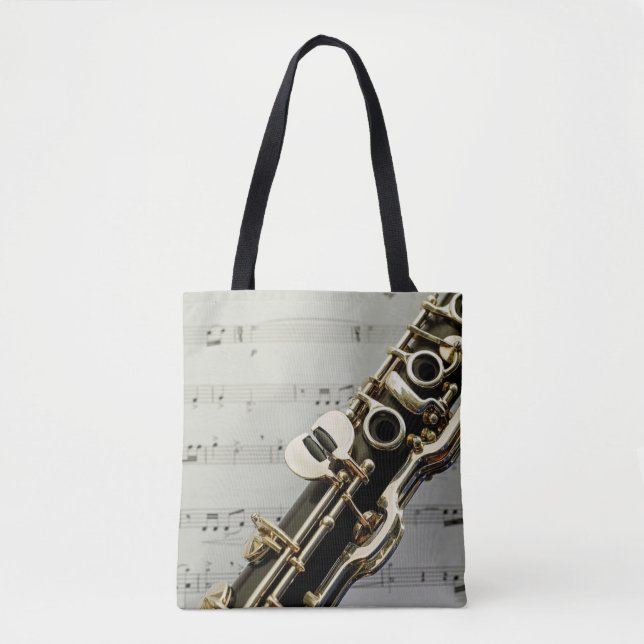 Bolso De Tela Clarinet de cerca (Anverso)
