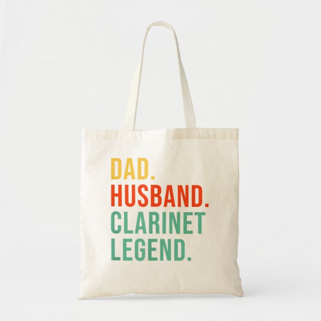 Bolso De Tela Clarinet gracioso Destruyo a Clarinetista De Silen (Frente)