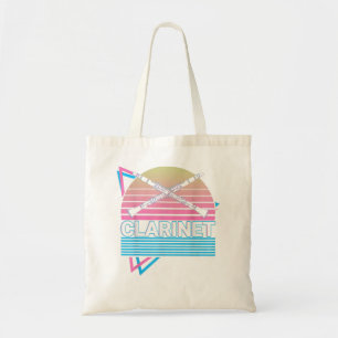 Bolso De Tela Clarinet Player Clarinetista Retro1