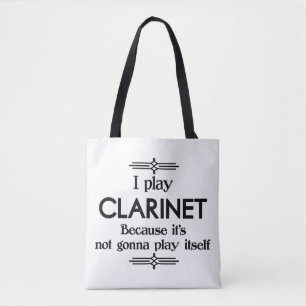 Bolso De Tela Clarinet - Toca música divertida en deco