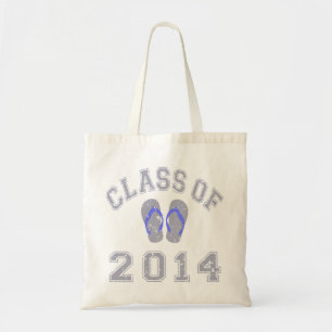 Bolso De Tela Clase 2014 del flip-flop - 2.o Gris-Azul