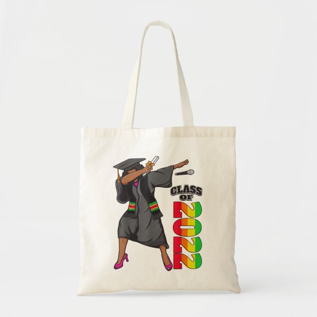 Bolso De Tela Clase Dabbing de 2022 Decoración de Graduación Sup (Frente)