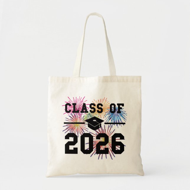 Bolso De Tela Clase de 2026 Último Año (Frente)
